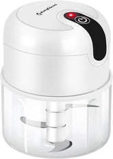 EASYSPEED Electric Garlic Chopper 1 Cup, Mini USB Charging Wireless Food Processor with 304 Stainless Steel, 3 Sharp Blades