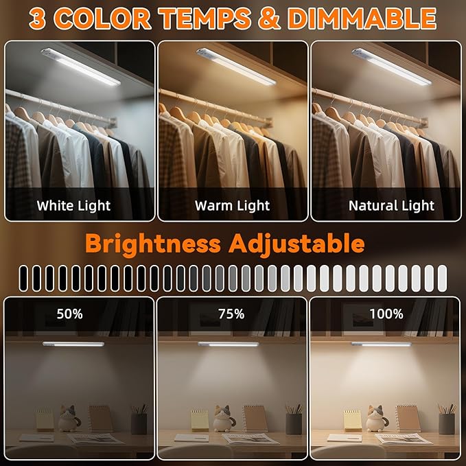 Rechargeable LED Motion Sensor Under Cabinet Light